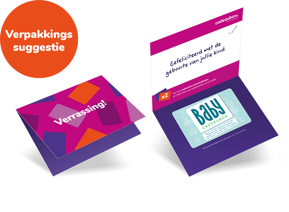 Cadeau Envelop Verrassing